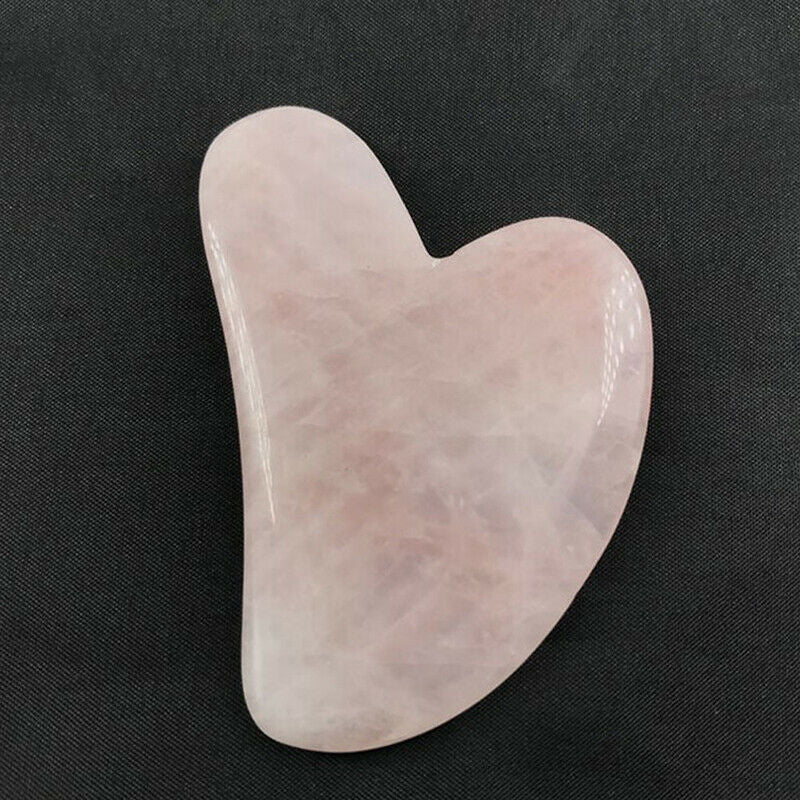 1PC Natural Quartz Jade Guasha Board Scraper Tools Board Massager Tool RelaSEAU