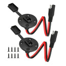 16AWG SAE Solar Power Socket Sidewall Port Weatherproof SAE Quick Connect S
