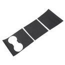 3Pcs/Set Carbon Fiber Style Center Console Water Cup Holder Decoration Cove H3V7