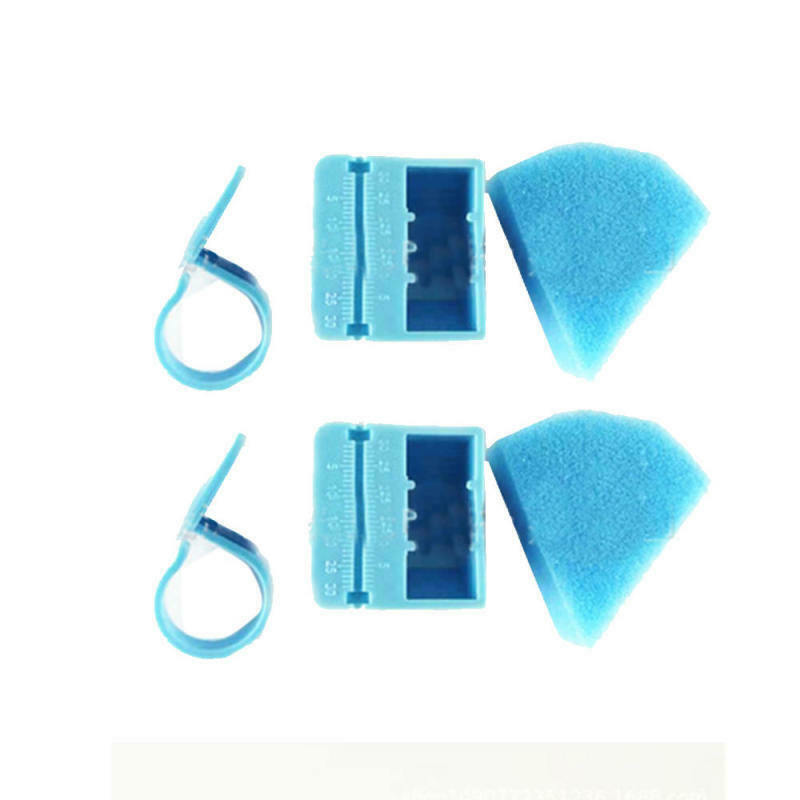 2pcs Oral Care Sponge Swabs Dental Tooth Cleaning Green IVP DOA