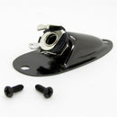 Black Boat Style 1/4inch Guitar Pickup Output Input Jack Plug Socket For Fd Y7K2