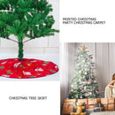 Christmas Tree Skirt Print Floor Mat Festival Decor for New Year (C 60cm)
