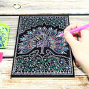 DIY Peafowl Special Shaped Diamond Painting 50 Pages A5 Notebook Sketchbook