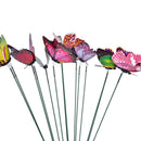 15PCS/Lot Artificial Simulation Butterfly Stakes Garden Outdoor DecorationsB Kw