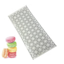 Silicone Dough Mat Bakeware 26X60Cm Macaron 65 Circles Pastry Oven Pasta To