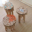 10pcs Wooden Dowel Rod Wooden Dowel 17mm Thin Wooden