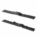 Solid Stainless Steel Links Watch Band Strap Deployment Buckle 22mm Straigh T8N5