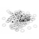 M4x9mm 304 Stainless Steel Round Flat Washer for Bolt Screw 100Pcs Z6T9