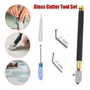 5pcs Portable Oil Feed Pencil Style Professional 2-20mm Glass Cutter Tool Set
