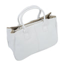 Fashion Woman Ladies Class PU Leather Satchels Tote Purse Bag Handbag - whi