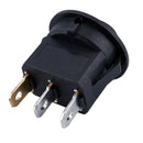 4x Mini Round Blue LED Indicator Toggle Switch 3 Pin On-Off 12V DC I4Q6