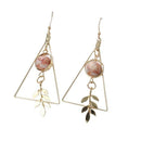 Triangles Leaf Hook Drop Dangle Charm Earrings Ear Studs Women Jewelry Gif E Gw