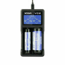 For XTAR VC2 Battery USB LCD Display Fast Charger for 18350 20700 21700 18650