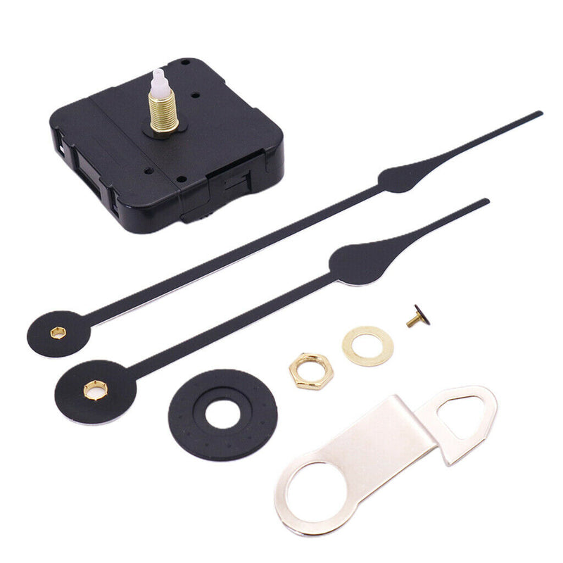 1 Set Silent Sweep DIY Wall Clock Movement Repair Parts with 2 Long Hands
