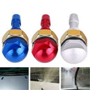 2Pcs Car Universal Windshield Automatic Wiper Water Jet Nozzle Black Y4K4