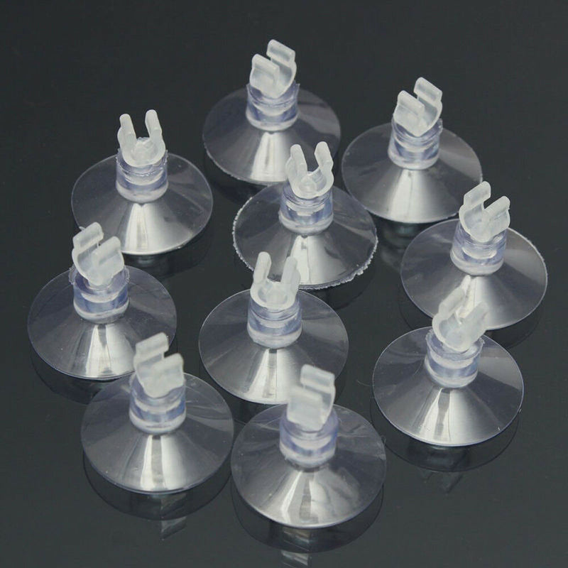 10x Aquarium Fish Tank Suction Cup Sucker Holder For Air Line Tube Hose Pump New