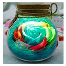 Wishing Bottle LED Romantic Bulb RGB Dimmer Lamp Rose Flower Bottle Light w