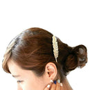 3Pcs Elegant Hair Barrettes Accessories for Lady Feather Design Women Girls