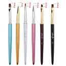 Monja Nail Art French Metal Handle Stripe Lined Lining Image Brush Acrylic  R9R6