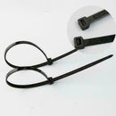 50pcs Nylon Plastic Zip Cable Ties with Self-Locking Zip Ties Assorted I0X0 A4M5