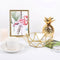 Nordic Style Brass + glass Geometry Storage Baskets Box Simplicity Style Ho F9L2