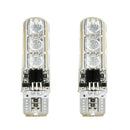 2x T10 W5W 5050 6SMD RGB Remote Control LED Multi Color Light Car Wedge Bulbs H7