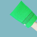 10x Sauna Rough Green Flat Mouth Body Scrub Towel Glove Massage Shower Bat ADX