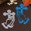Hand Pray Metal Embossing Cutting Die Stencils DIY Scrapbooking Craft Decor