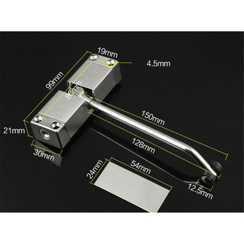 Adjustable Automatic Strength Spring Door Closer Hinge Fire Rated Door Channe BX
