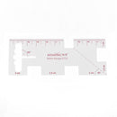 Patchwork Tailor Thickness Measuring Ruler Gauge Clothes Sewing Tools