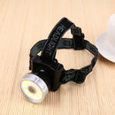 Waterproof Super Bright COB LED Headlamp 2 Mode Head Light Lamp Flashlight