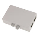 100Mbps Fast Ethernet LAN Cable Switch Box Selector Manual with RJ45 Jack