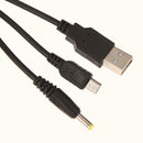 1.2m 2 in 1 USB Data Data Transfer Sync Charge Cable Cord Wire for Sony PSP
