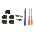 5Pc 3.5mm Headset Audio Jack Socket + Screwdrivers Set for Xbox One S Controller