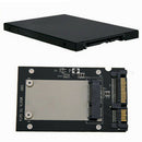 Metal mSATA SSD to 2.5" SATA Enclosure Converter Adapter Card SSD Case  OZ