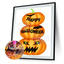 DIY Halloween Picture 5D Full Round Diamond Painting Home Decor (QF617)