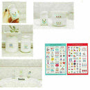10-Sheet Paper Stickers Photo Album Scrapbook Calendar Diary Planner Sticke Y0B6