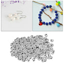 200pcs Crimps Beads Knot Cover Stopper Round Beads End Cap Jewelry Findings