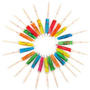 24 Multi Coloured Paper Cocktail Umbrellas Parasols Party Drink Accessories R8U9