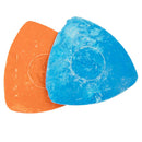 2Pcs Blue Orange Triangle Tailor's Fabric Chalk Sewing Cloth Marking Tracing