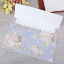 10Pcs  Fresh and Elegant Floral Envelope Letterhead Cherry Roses Letter Paper JR