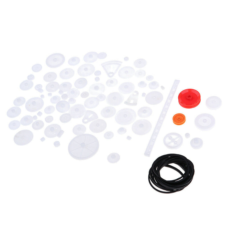 Kids Technology Science Educational Toys DIY Crown Fan Shape Gear Wheel 81Pc