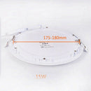 LED Panel Light Ultra Thin Ceiling Recessed Grid Downlight Lamp Round Panel