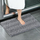 Non-Slip Chenille Bathroom Carpet Set Super Soft Absorbent Striped Carpet 2