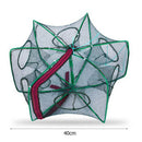 6 Sides 6 Holes Automatic Fishing Net NylonÃ‚Â Crab Fish Trap ShrimpÃ‚Â Cage (A) A