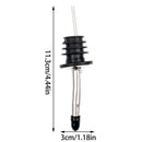 6pcs Flow Pourer Spout Stopper Stainless Steel Liquor Spirit Wine Bottle KiS Hn