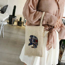 Woven Embroidery Pouch New Trendy Wild Messenger Bag Tote Knitting Mini Sho