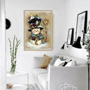 5D DIY Full Drill Diamond Painting Xmas Snowman Cross Stitch Embroidery Kit