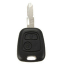 Car Key Shell Decorative Simple 2 Button ABS Protective Styling for Peugeot 206