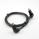 Dual 180 Degree Rotating Male to Male 1.5M HDMI Audio/Video Cable HDTV 720/1080P